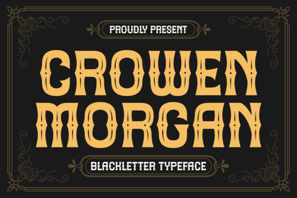 Crowen Morgan Font - Featured Image