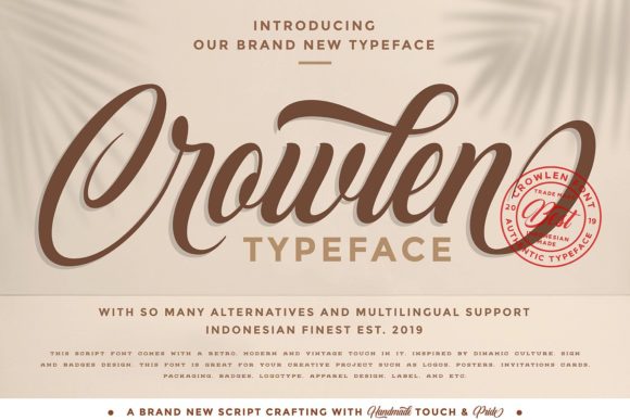 Crowlen Font - Featured Image
