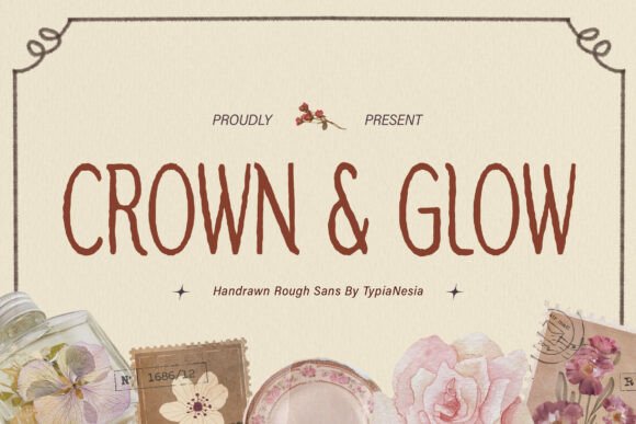 Crown & Glow Font - Featured Image