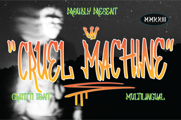 Cruel Machine Font - Featured Image
