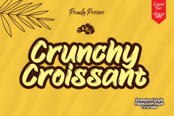 Crunchy Croissant Font - Featured Image
