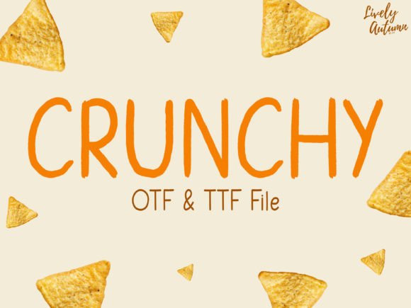 Crunchy Font - Featured Image