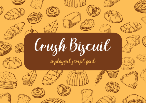 Crush Biscuit Font - Featured Image