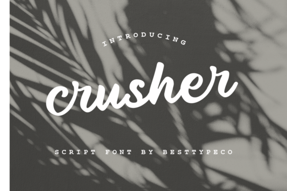 Crusher Font - Featured Image