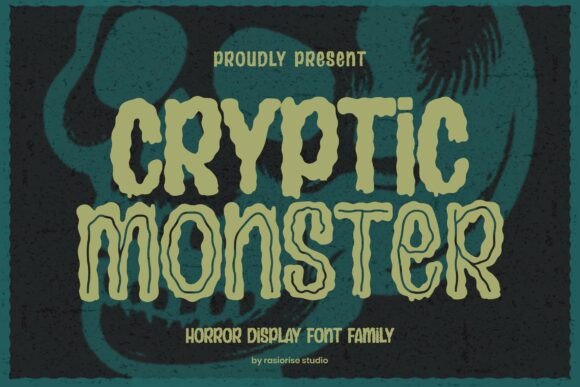 Cryptic Monster Font - Featured Image