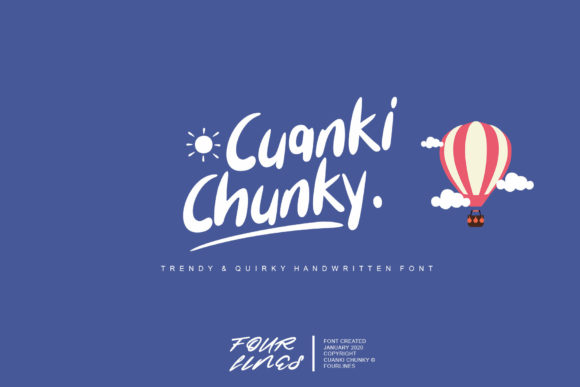 Cuanki Chunky Font - Featured Image