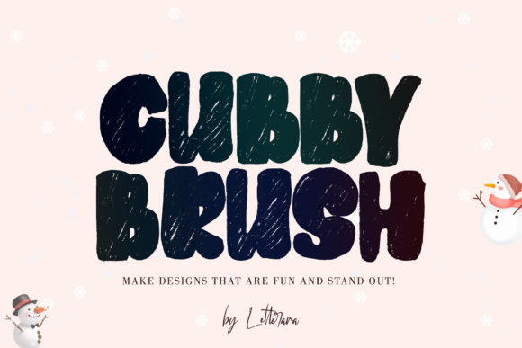 Cubby Crush Font - Featured Image