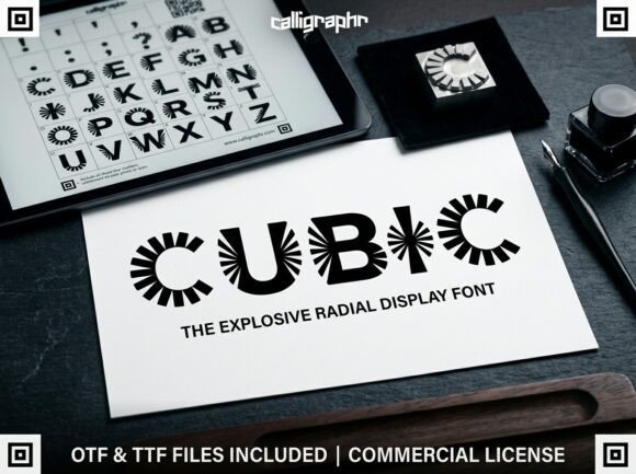 Cubic Font - Featured Image