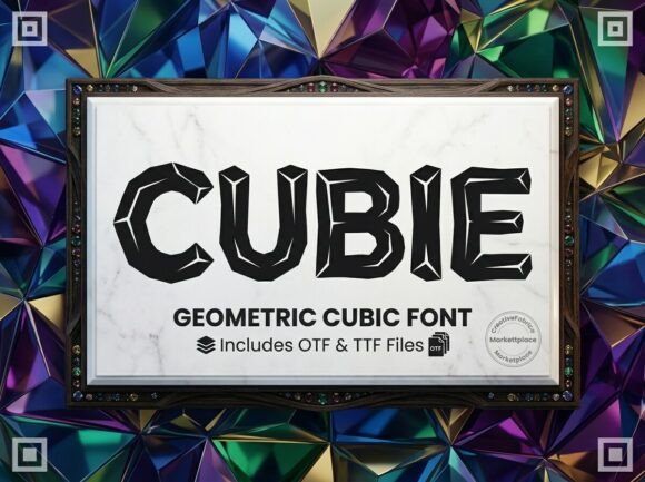 Cubie Font - Featured Image