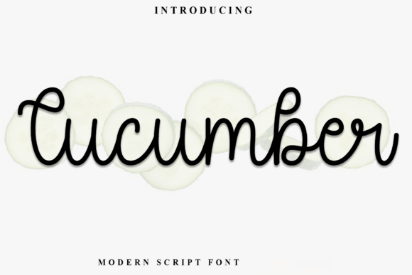 Cucumber Font - Featured Image