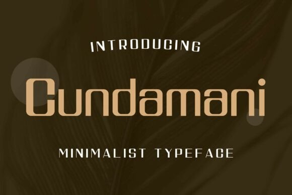Cundamani Font - Featured Image