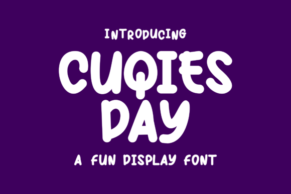Cuqiesday Font - Featured Image