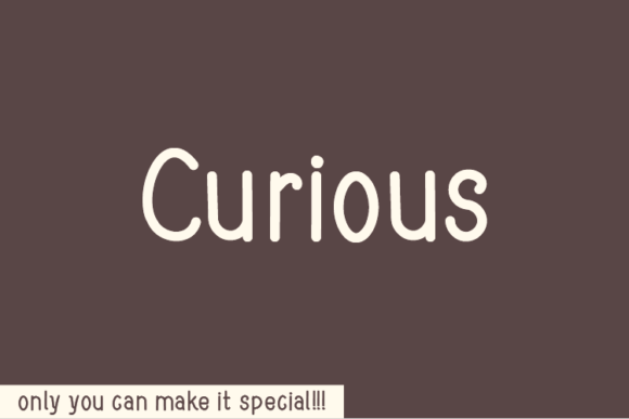 Curious Font - Featured Image