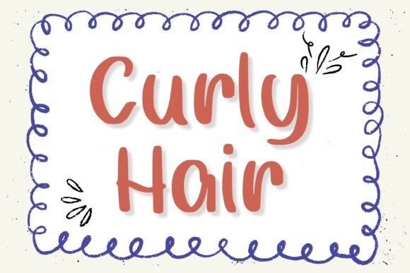Curly Hair Font - Featured Image