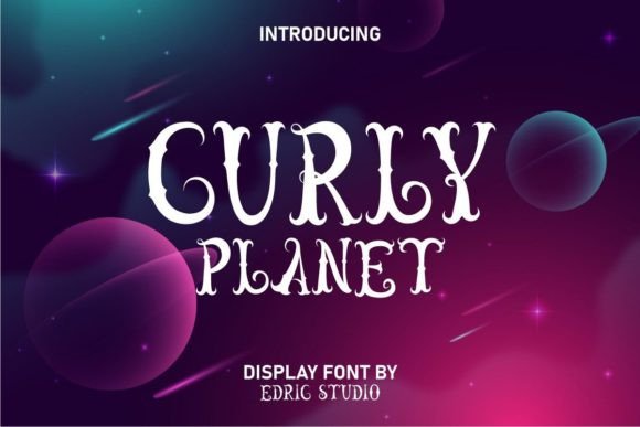 Curly Planet Font - Featured Image