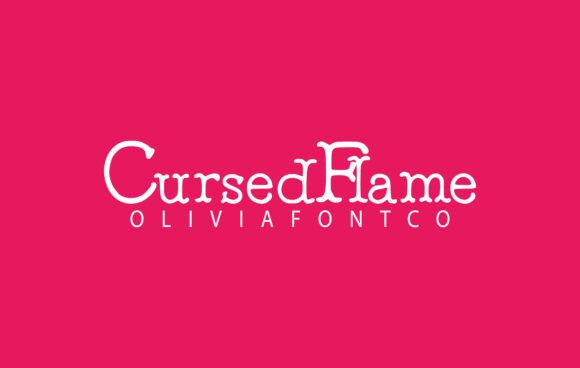 Cursedflame Font - Featured Image