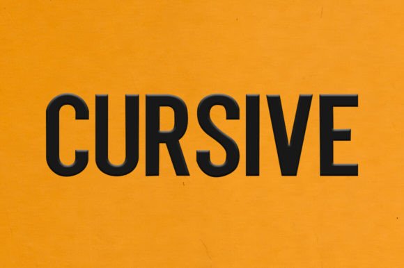 Cursive Font - Featured Image