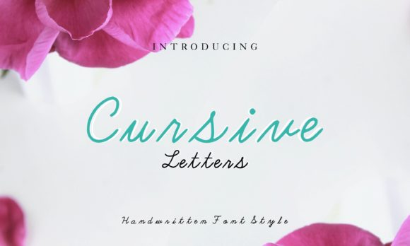 Cursive Letters Font - Featured Image
