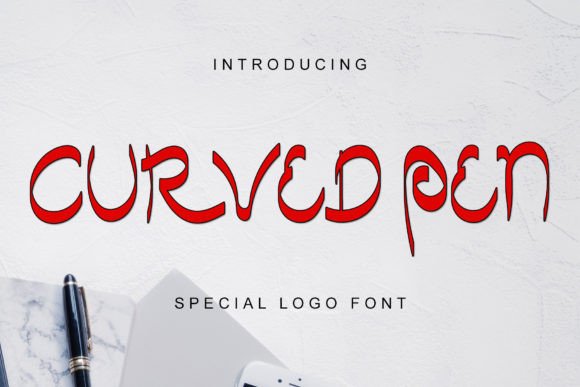 Curved Pen Font - Featured Image