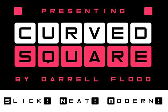 Curved Square Font - Featured Image