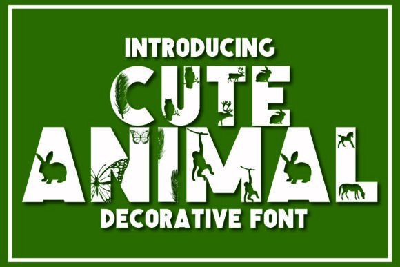 Cute Animal Font - Featured Image