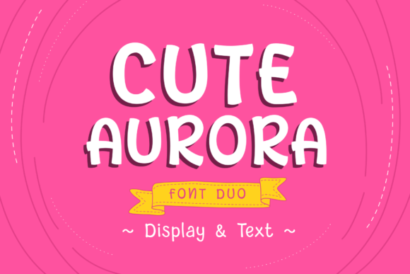 Cute Aurora Font - Featured Image