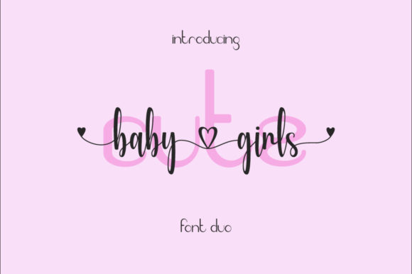 Cute Baby Girls Font - Featured Image