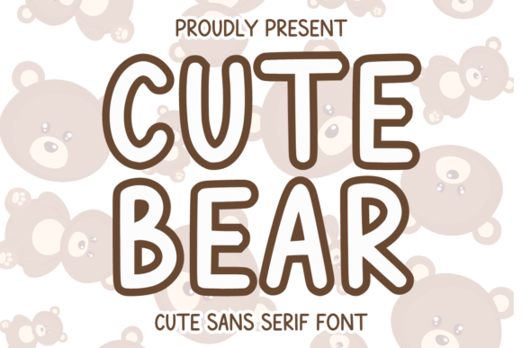 Cute Bear Font - Featured Image