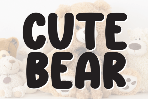 Cute Bear Font - Featured Image