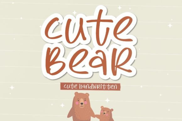 Cute Bear Font - Featured Image