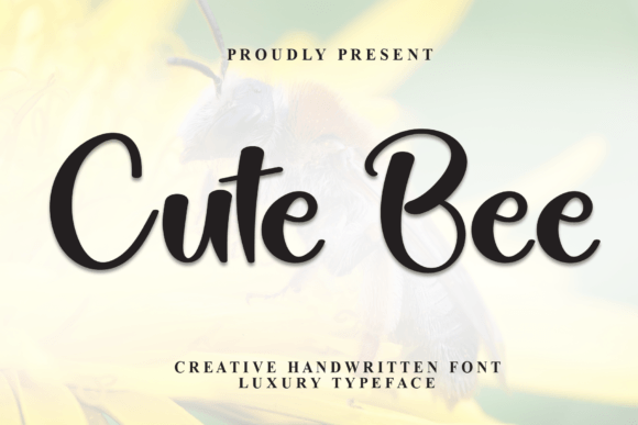 Cute Bee Font - Featured Image