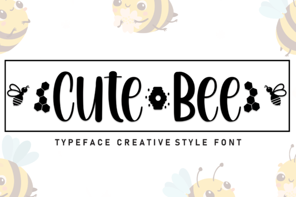 Cute Bee Font - Featured Image