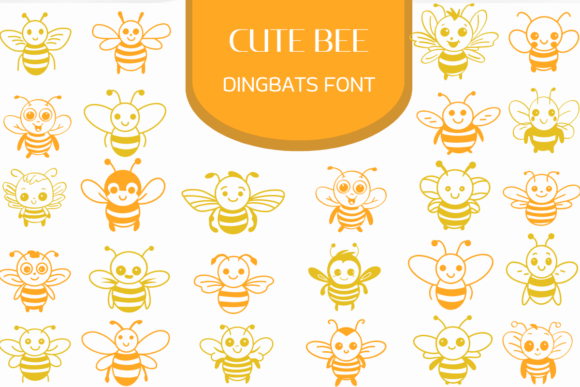 Cute Bee Font - Featured Image