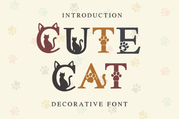 Cute Cat Font - Featured Image
