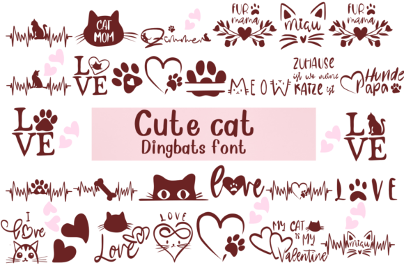 Cute Cat Font - Featured Image