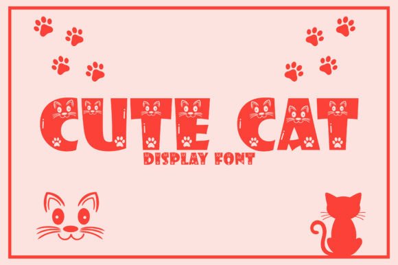Cute Cat Font - Featured Image
