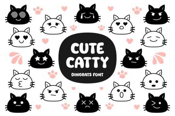 Cute Catty Font - Featured Image