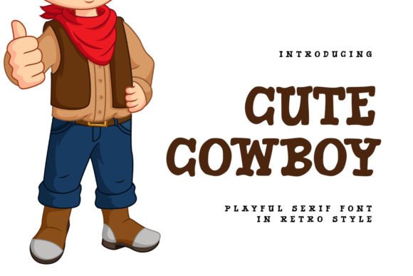 Cute Cowboy Font - Featured Image