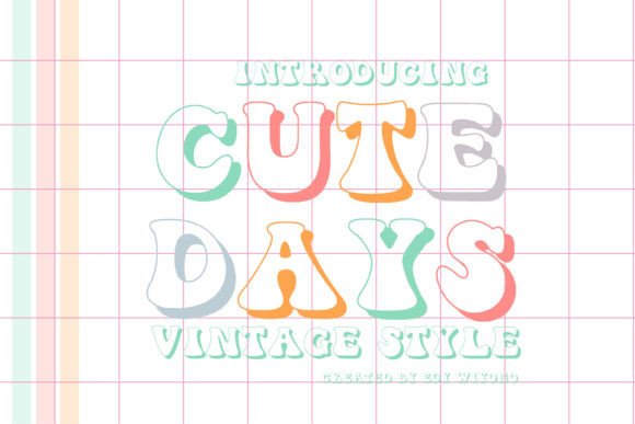Cute Days Font - Featured Image