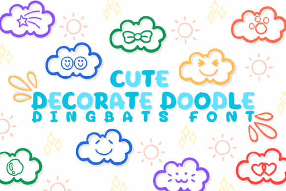 Cute Decorate Doodle Font - Featured Image