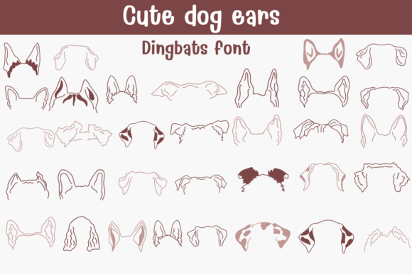 Cute Dog Ears Font - Featured Image