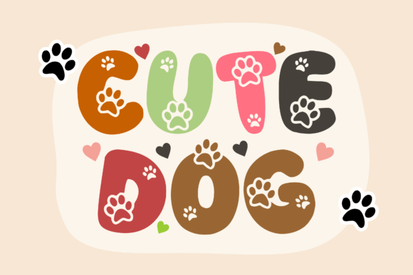 Cute Dog Font - Featured Image
