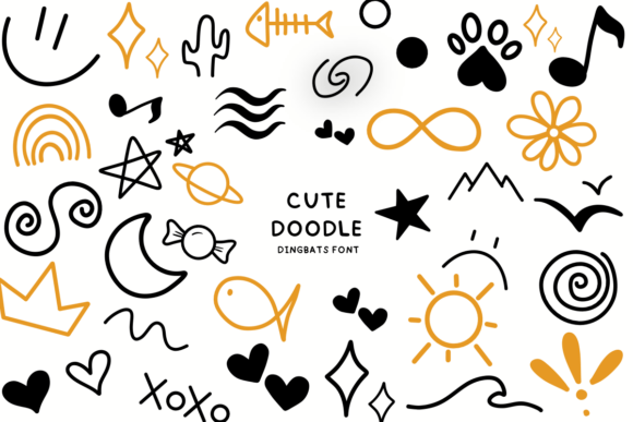 Cute Doodle Font - Featured Image