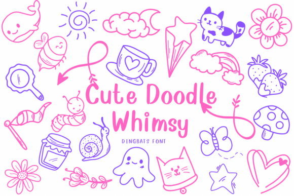 Cute Doodle Whimsy Font - Featured Image
