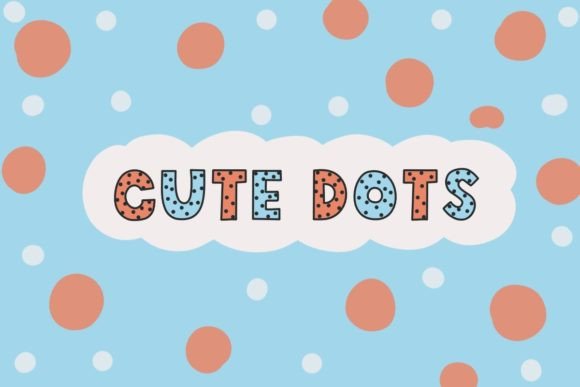 Cute Dots Font - Featured Image
