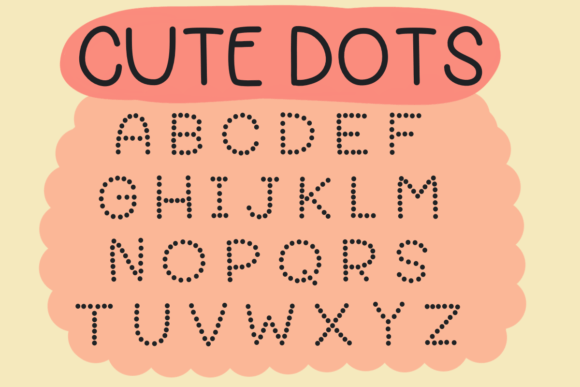 Cute Dots Font - Featured Image