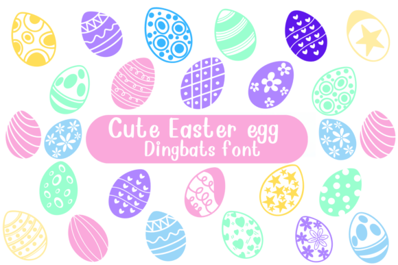 Cute Easter Egg Font - Featured Image
