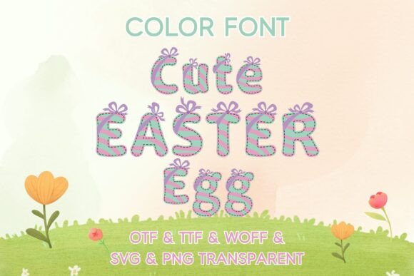 Cute Easter Egg Font - Featured Image