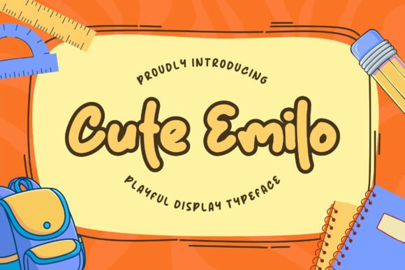 Cute Emilo Font - Featured Image