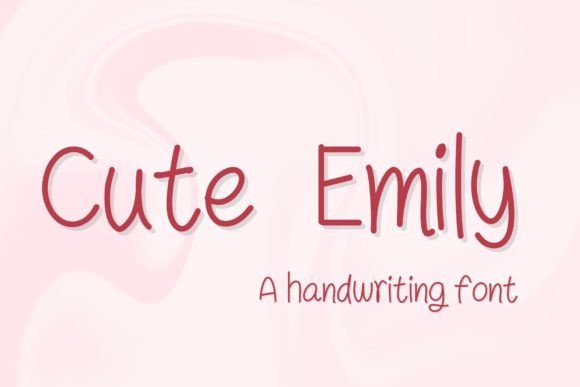 Cute Emily Font - Featured Image